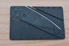 COLTELLO COLTELLINO TATTICO PIEGHEVOLE FORMA DI SCHEDA TASCABILE APERTURA A MANO