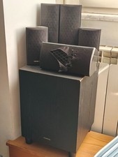 Onkyo 3.1 Casse Altoparlanti 120W 6Ω Speaker + 130W Subwoofer  HiFi Setup - Nero