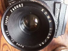 Kowa Six Black Con 85 Mm F.2.8 Black Revisionata E Perfettamente Funzionante