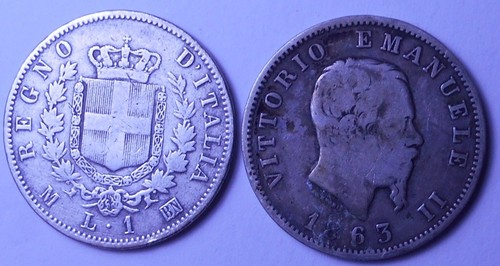 Lira stemma 1863 - ,