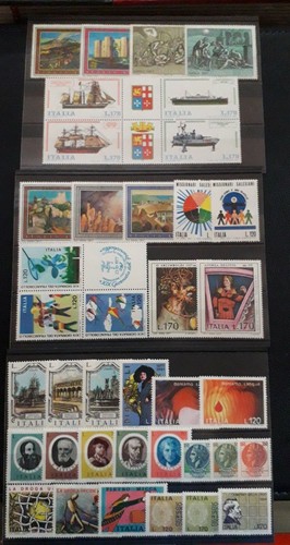 1977 italia francobolli - italia, annata