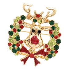 Spilla In Cristallo Di Natale