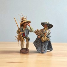 lot De 2 Santons PEIRANO 30cm