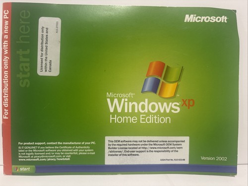 Microsoft windows home - xp,