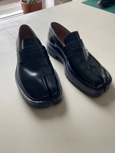Mocassini neri maison - neri, margiela