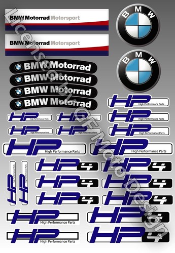 Adesivi moto hp4 - adesivi, bmw