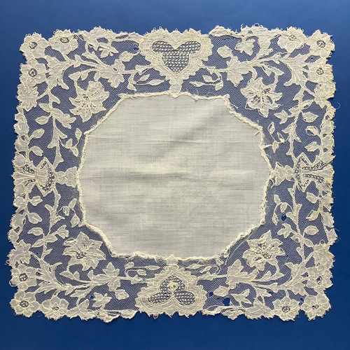 Antico fazzoletto merletto - fazzoletto,