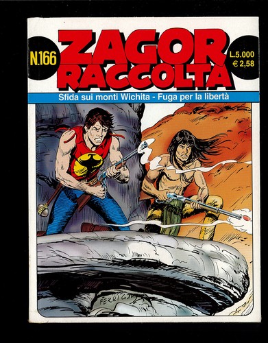 Zagor raccolta 166 del 2001 - raccolta,