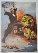 Guerra di Spagna 1937 Ill. Tafuri Formato Grande Non Viaggiata.