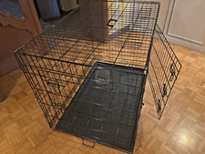 Gabbia Di Transporto Pieghevole per Cuccioli per Cani, (XXL) 106X71X77 Cm Nero