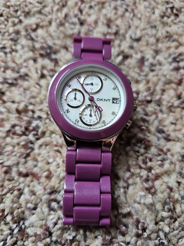 Orologio dkny resina viola - orologio,