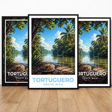 Affiche voyage tortuguero - affiche,