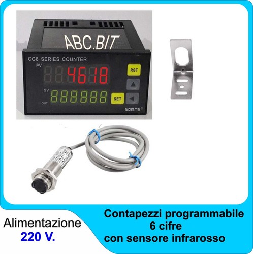 Contapezzi 220 con sensore - contapezzi, v.