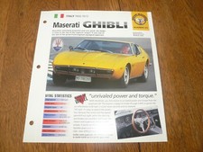 1968 Maserati Ghibli UNIQUE