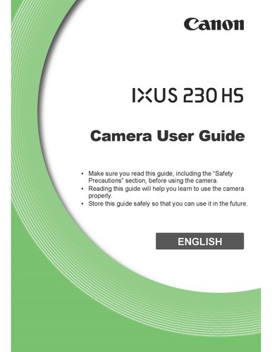 Canon ixus 230hs manuale - ixus,
