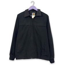 Giacca a vento Carhartt Vintage nera con zip - Taglia M/L uomo