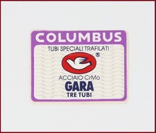 NOS ADESIVO DECALCOMANIA COLUMBUS GARA ORIGINALE ANNI 90 VINTAGE