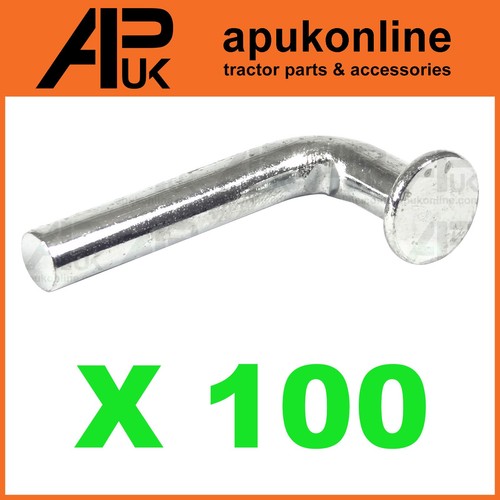 100x clip perno blocco - perno,