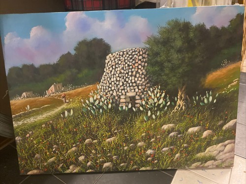 Dipinto olio tela - dipinto, su