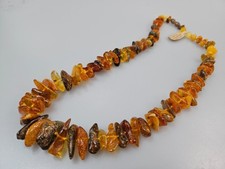 Collana ambra vera pietra