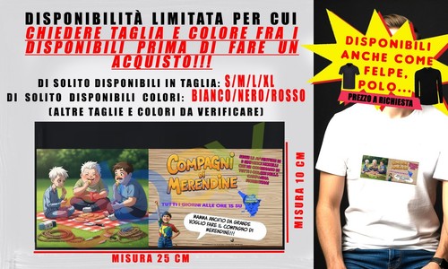 Shirt compagni merende - t-shirt,