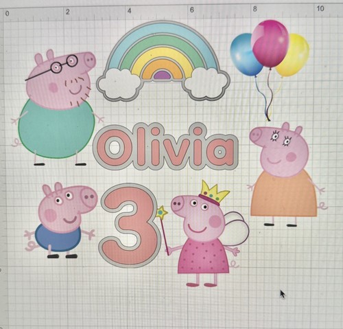 Ciondolo torta peppa pig - ciondolo,