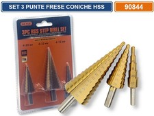 SET 3 PEZZI FRESE CONICHE A