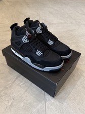 Nike Air Jordan 4 nere tela