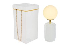 Lampada da tavolo led in vetro