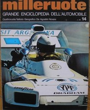 BRABHAM BT 34 REUTEMANN GP ARGENTINA COPERTINA ENCICLOPEDIA MILLERUOTE 1973