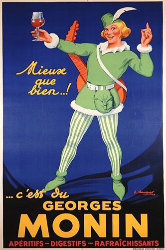 1937 vintage 12x18 alcool - 1937,