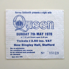 Queen 1978 new bingley - bingley, hall