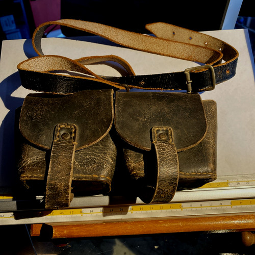 Militaria giberna cinghia - [militaria], +cinghia