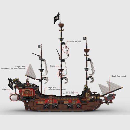 Nave vela con gru - vela, gru,
