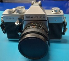 Praktica MTL3 VINTAGE+ Pentacon 1.8/50+Flash Sunpak Auto 144 Pc+2 Borse