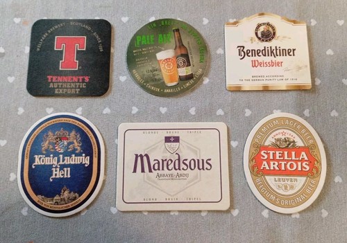Sottobicchieri birra 6 pezzi - 6,