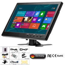 Monitor Auto 10.1'' HD Mini TV Computer 1080P LCD CCTV con HDMI BNC AV VGA 12V