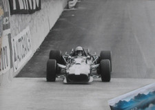VIC ELFORD COOPER MASERATI 12 FOTO ORIGINALE GP MONACO 1969