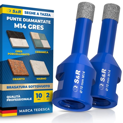 Punta diamantata per gres - s&r,