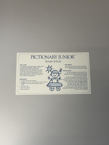 Pictionary junior vintage - pictionary,