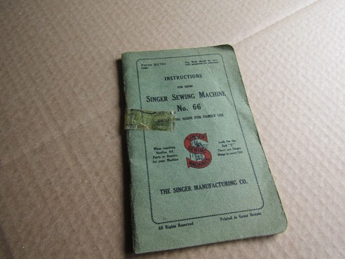 Manuale vintage singer - manuale,