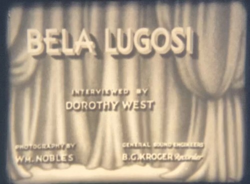 Bela lugosi intimate - bela, on