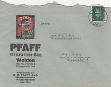 VIMINI, busta 1932 Pfaff casa