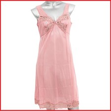 sottoveste da donna a spalla larga effetto raso con scollo V lingerie intima