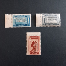 GOV. POLACCO LONDRA 1954/ DECENNALE MONTECASSINO, SERIE DI 3 VAL. INTEGRI MNH**