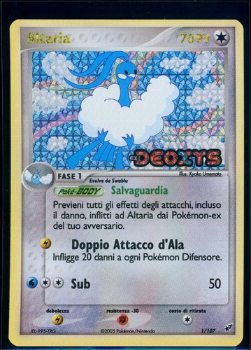 Pokemon deoxys 1 - -, #1/107