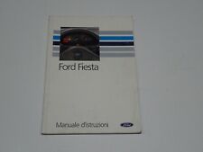 FORD FIESTA LIBRETTO MANUALE
