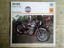 Scheda moto Triumph Trophy TR 5 500 - anno 1951