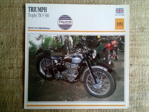Scheda moto triumph - moto, tr