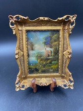 Quadro vintage olio 17x14cm